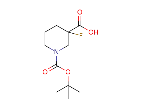 1-(tert-butoxycarbonyl)-3-fluoropiperidine-3-carboxylic acid