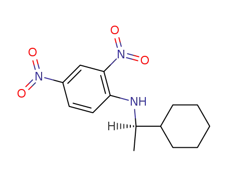 Molecular Structure of 63400-89-5 (Benzenamine, N-(1-cyclohexylethyl)-2,4-dinitro-, (R)-)