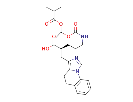 (2S)-2-(4,5-dihydroimidazo[1,5-a]quinolin-3-ylmethyl)-5-[({1-[(2-methylpropanoyl)oxy]ethoxy}carbonyl)amino]pentanoic acid