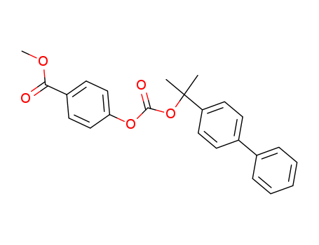 2-(4-BIPHENYLYL)PROP-2-YL 4-CARBOMETHOXY PHENYL