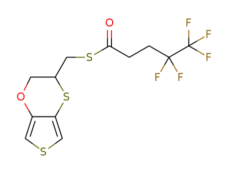 S-(2,3-dihydrothieno[3,4-b][1,4]oxathiin-3-yl)-methyl 4,4,5,5,5-pentafluoropentanethioate