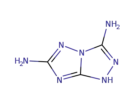 Molecular Structure of 400063-96-9 (1H-1,2,4-Triazolo[4,3-b][1,2,4]triazole-3,6-diamine(9CI))