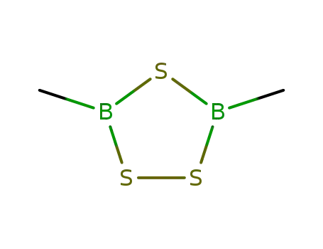 Molecular Structure of 25592-09-0 (3,5-dimethyl-1,2,4,3,5-trithiadiborolane)