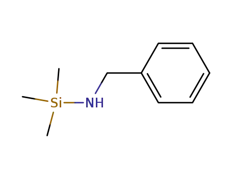 Molecular Structure of 14856-79-2 (N-BENZYLTRIMETHYLSILYLAMINE)