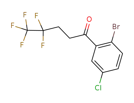 1-(2-bromo-5-chlorophenyl)-4,4,5,5,5-pentafluoropentan-1-one