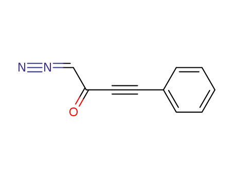 Molecular Structure of 28861-29-2 (1-Diazo-4-phenyl-3-butyn-2-one)