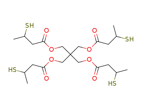 Molecular Structure of 31775-89-0 (Butanoic acid, 3-mercapto-,
2,2-bis[(3-mercapto-1-oxobutoxy)methyl]-1,3-propanediyl ester)