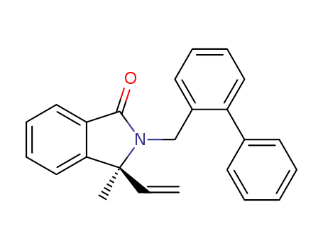 (3S)-2-(biphenyl-2-ylmethyl)-3-methyl-3-vinylisoindolin-1-one