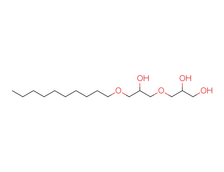 Molecular Structure of 88456-94-4 (1,2-Propanediol, 3-[3-(decyloxy)-2-hydroxypropoxy]-)
