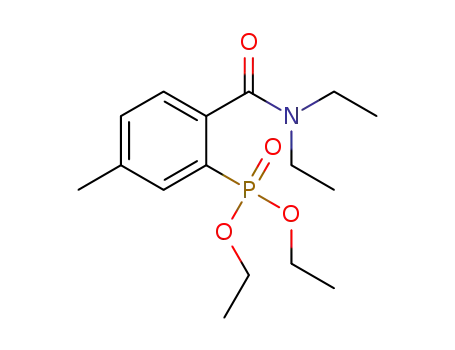diethyl (2-(diethylcarbamoyl)-5-methylphenyl)phosphonate