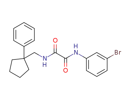 N-(3-bromophenyl)-N'-(1-phenylcyclopentylmethyl)ethanediamide