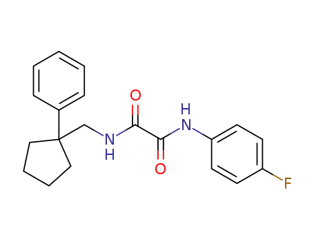 N-(4-fluorophenyl)-N'-(1-phenylcyclopentylmethyl)ethanediamide