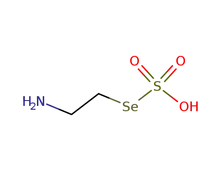 Molecular Structure of 2697-60-1 (Se-(2-aminoethyl) hydrogen sulfuroselenoate)