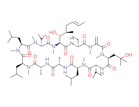 [α-methylene-Sar]-3-[(γ-hydroxy)-NMeLeu]-4-cyclosporin
