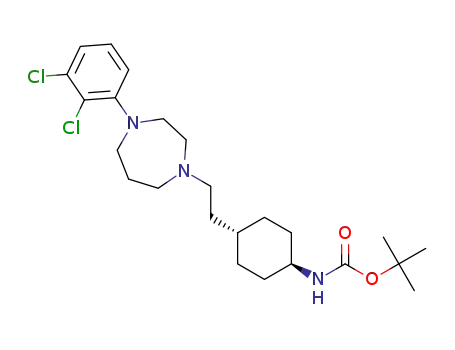 tert-butyl (trans-4-(2-(4-(2,3-dichlorophenyl)-1,4-diazepan-1-yl)ethyl)cyclohexyl)carbamate