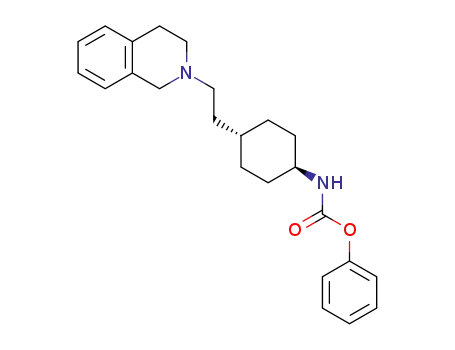 phenyl (trans-4-(2-(3,4-dihydroisoquinolin-2(1H)-yl)ethyl)cyclohexyl)carbamate