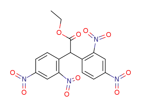 Molecular Structure of 5833-18-1 (BIS(2,4-DINITROPHENYL)ACETIC ACID ETHYL ESTER)