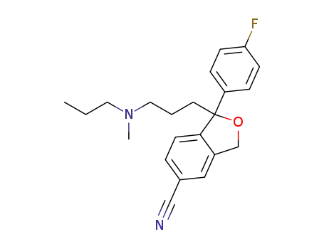 1-(4-fluorophenyl)-1-(3-(methyl(propyl)amino)propyl)-1,3-dihydroisobenzofuran-5-carbonitrile