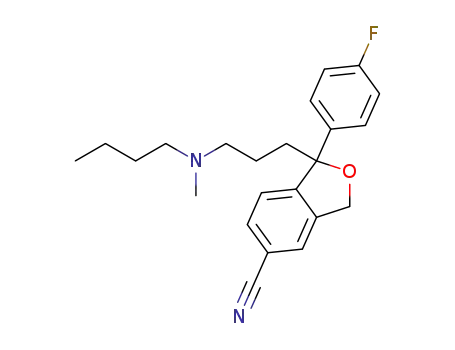 1-(3-(butyl(methyl)amino)propyl)-1-(4-fluorophenyl)-1,3-dihydroisobenzofuran-5-carbonitrile