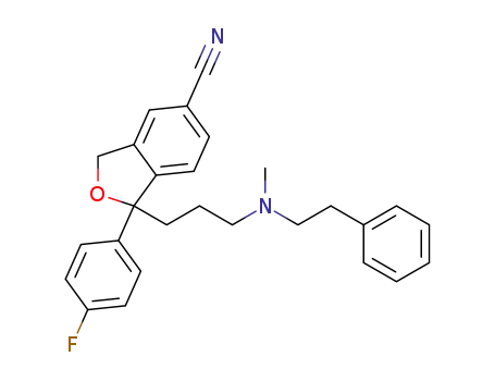 1-(4-fluorophenyl)-1-(3-(methyl(phenethyl)amino)propyl)-1,3-dihydroisobenzofuran-5-carbonitrile