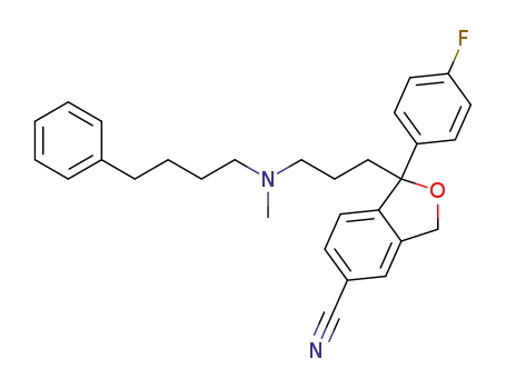 1-(4-fluorophenyl)-1-(3-(methyl(4-phenylbutyl)amino)propyl)-1,3-dihydroisobenzofuran-5-carbonitrile