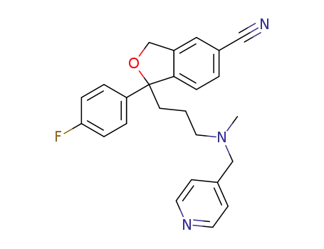 1-(4-fluorophenyl)-1-(3-(methyl(pyridin-4-yl)amino)propyl)-1,3-dihydroisobenzofuran-5-carbonitrile