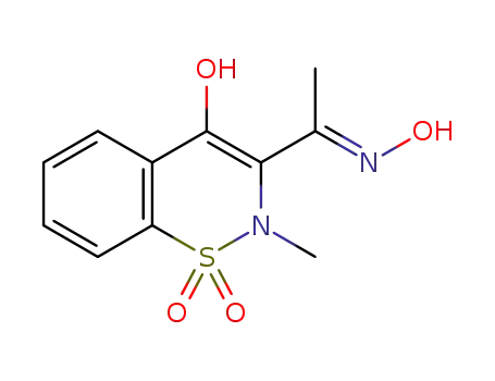 (E)-4-hydroxy-3-(1-(hydroxyimino)ethyl)-2-methyl-2H-benzo[e][1,2]thiazine 1,1-dioxide