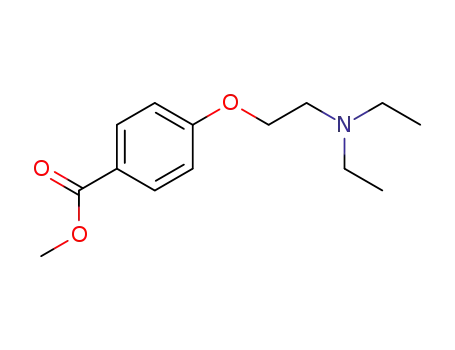 Molecular Structure of 3483-96-3 (p-[2-(Diethylamino)ethoxy]benzoic acid methyl ester)
