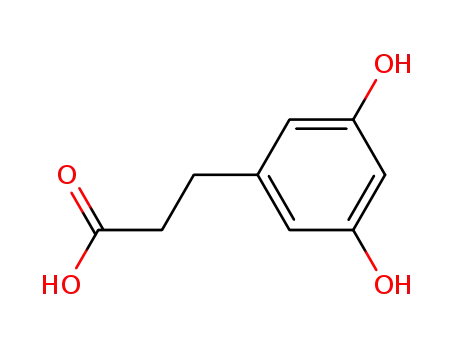 Molecular Structure of 26539-01-5 (3-(3,5-DIHYDROXYPHENYL)-1-PROPANOICACID)