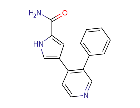 4-(3-phenylpyridin-4-yl)-1H-pyrrole-2-carboxylic acid amide