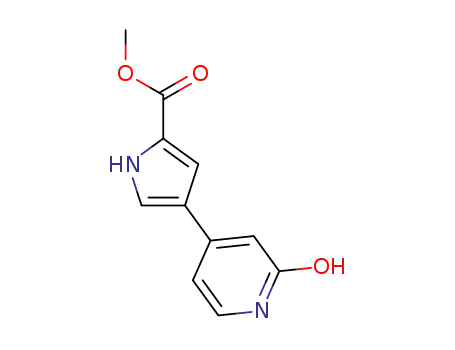 4-(2-hydroxypyridin-4-yl)-1H-pyrrole-2-carboxylic acid methyl ester