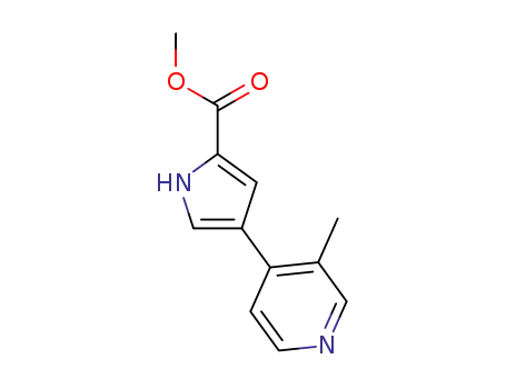 4-(3-methylpyridin-4-yl)-1H-pyrrole-2-carboxylic acid methyl ester