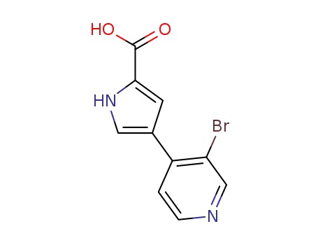 4-(3-bromopyridin-4-yl)-1H-pyrrole-2-carboxylic acid
