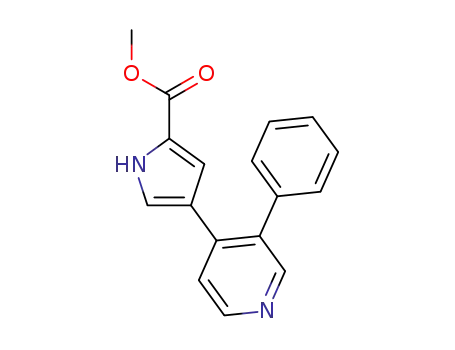4-(3-phenylpyridin-4-yl)-1H-pyrrole-2-carboxylic acid methyl ester