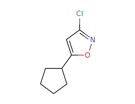3-chloro-5-cyclopentylisoxazole