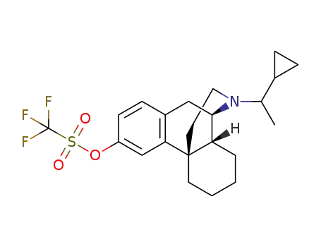(4bR,9R)-11-(1-cyclopropylethyl)-6,7,8,8a,9,10-hexahydro-5H-9,4b-(epiminoethano)phenanthren-3-yl trifluoromethanesulfonate