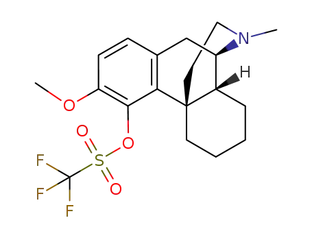 (4bR,9R)-3-methoxy-11-methyl-6,7,8,8a,9,10-hexahydro-5H-9,4b-(epiminoethano)phenanthren-4-yl trifluoromethanesulfonate
