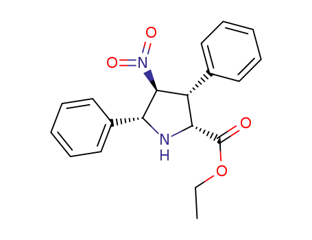 (2R,3R,4S,5R)-ethyl 4-nitro-3,5-diphenylpyrrolidine-2-carboxylate