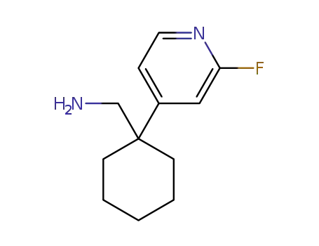 1-aminomethyl-1-(2-fluoropyridin-4-yl)cycloexane