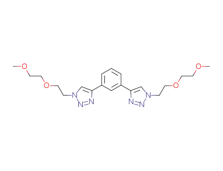 (1,3-bis(1-(2-(2-methoxyethoxy)ethyl)-1H-1,2,3-triazol-4-yl)benzene)