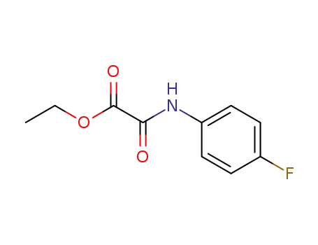 Molecular Structure of 69065-91-4 (ETHYL 2-(4-FLUOROANILINO)-2-OXOACETATE)
