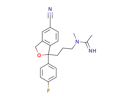 N-{3-[5-cyano-1-(4-fluorophenyl)-1,3-dihydro-2-benzofuran-1-yl]propyl}-N-methyl-ethanimidamide