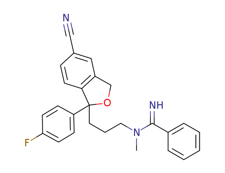 N-{3-[5-cyano-1-(4-fluorophenyl)-1,3-dihydro-2-benzofuran-1-yl]propyl}-N-methyl-phenylmethanimidamide