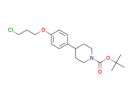 tert-butyl 4-(4-(3-chloropropoxy)phenyl)piperidine-1-carboxylate