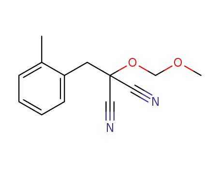 2-(methoxymethoxy)-2-(2-methylbenzyl)malononitrile