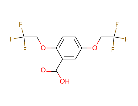 2,5-Bis(2,2,2-trifluoroethoxy)benzoic acid(35480-52-5)