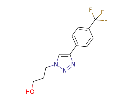 3-{4-[4-(trifluoromethyl)phenyl]-1H-1,2,3-triazol-1-yl}propan-1-ol