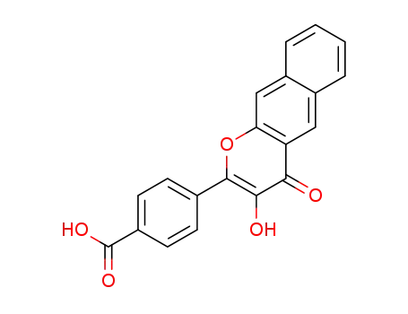4-(3-hydroxy-4-oxo-4H-benzo[g]chromen-2-yl)benzoic acid