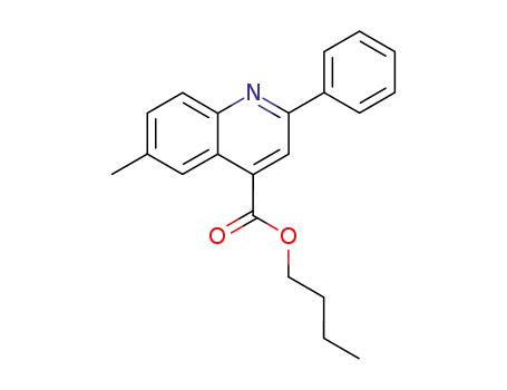 6-methyl-2-phenyl-quinoline-4-carboxylic acid butyl ester