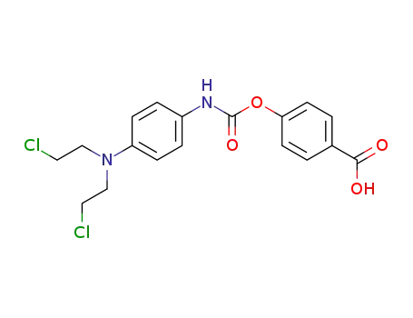 4-[({4-[bis(2-chloroethyl)amino]phenyl}carbamoyl)oxy]benzoic acid
